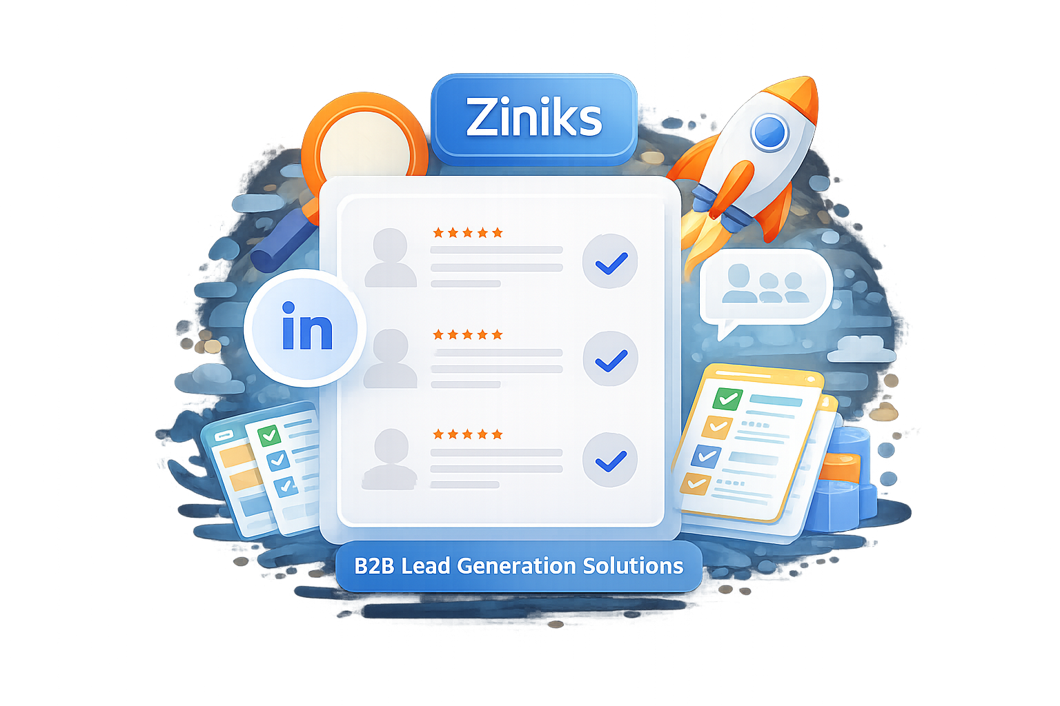 B2B lead generation services ziniks