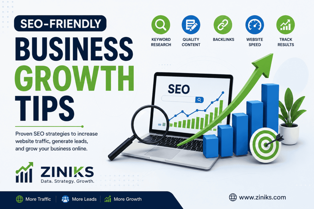 SEO-Friendly Business Growth Tips for Growing Your Business Online