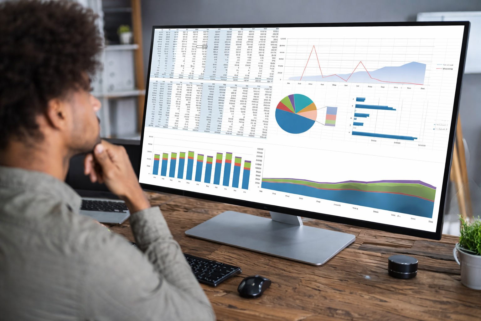 B2B lead data analysis dashboard highlighting accuracy and performance