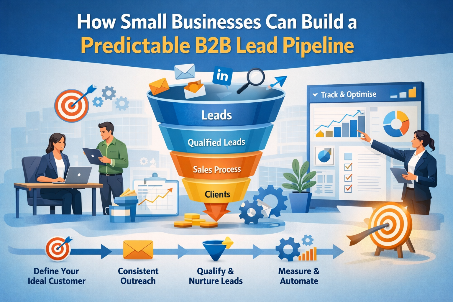 predictable B2B lead pipeline for small businesses